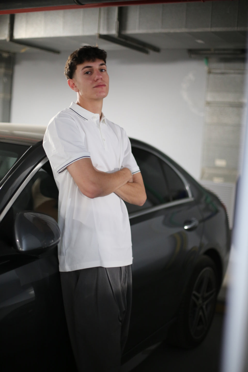 THE FOUNDER WHITE POLO