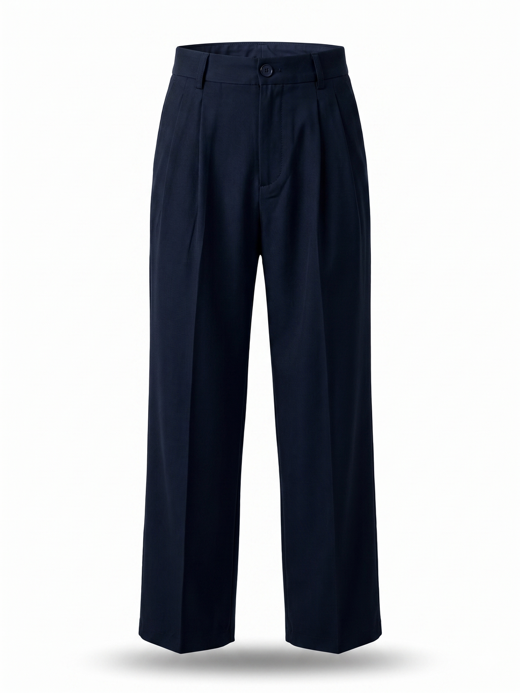 NAVY STRUCTURE PANTS